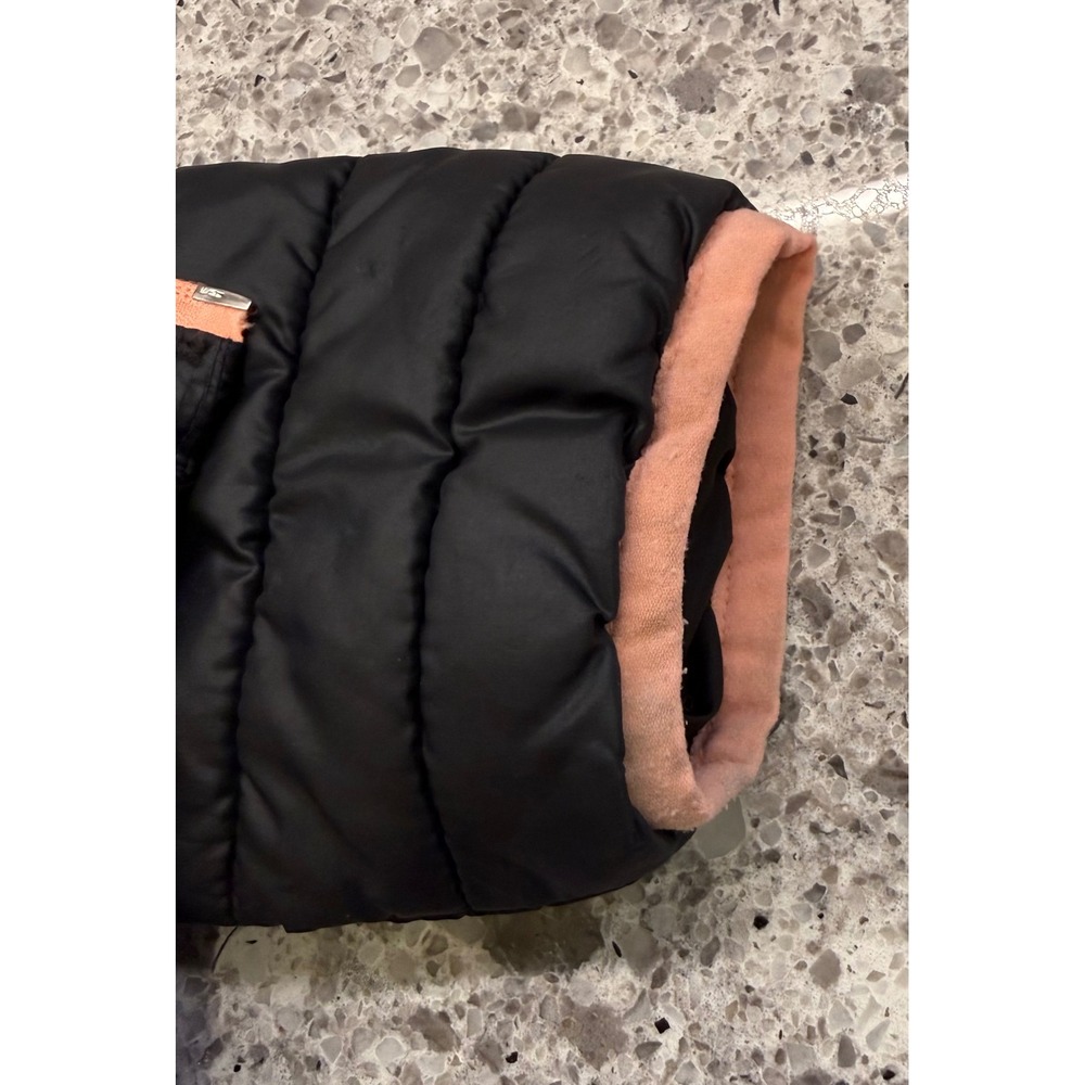 Girls Columbia‎ Black with Pink Trim XS (6/6X) Hooded Lightweight Puffer Jacket - Picture 8 of 12